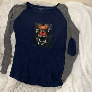 Woman long sleeve custom soft shirt size small boxercroft new